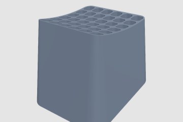 多孔笔筒 3D打印模型