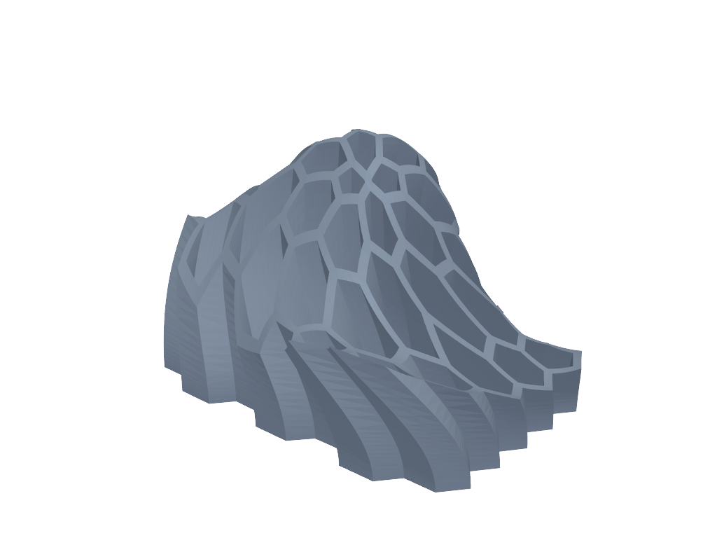 山状笔筒 3D打印模型