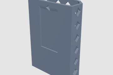 挂墙笔筒 3D打印模型