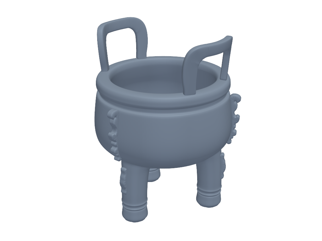 简约鼎 3D打印模型