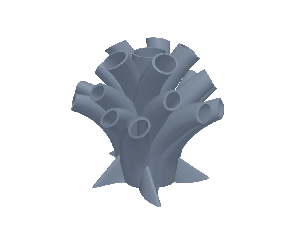 管状笔筒 3D打印模型