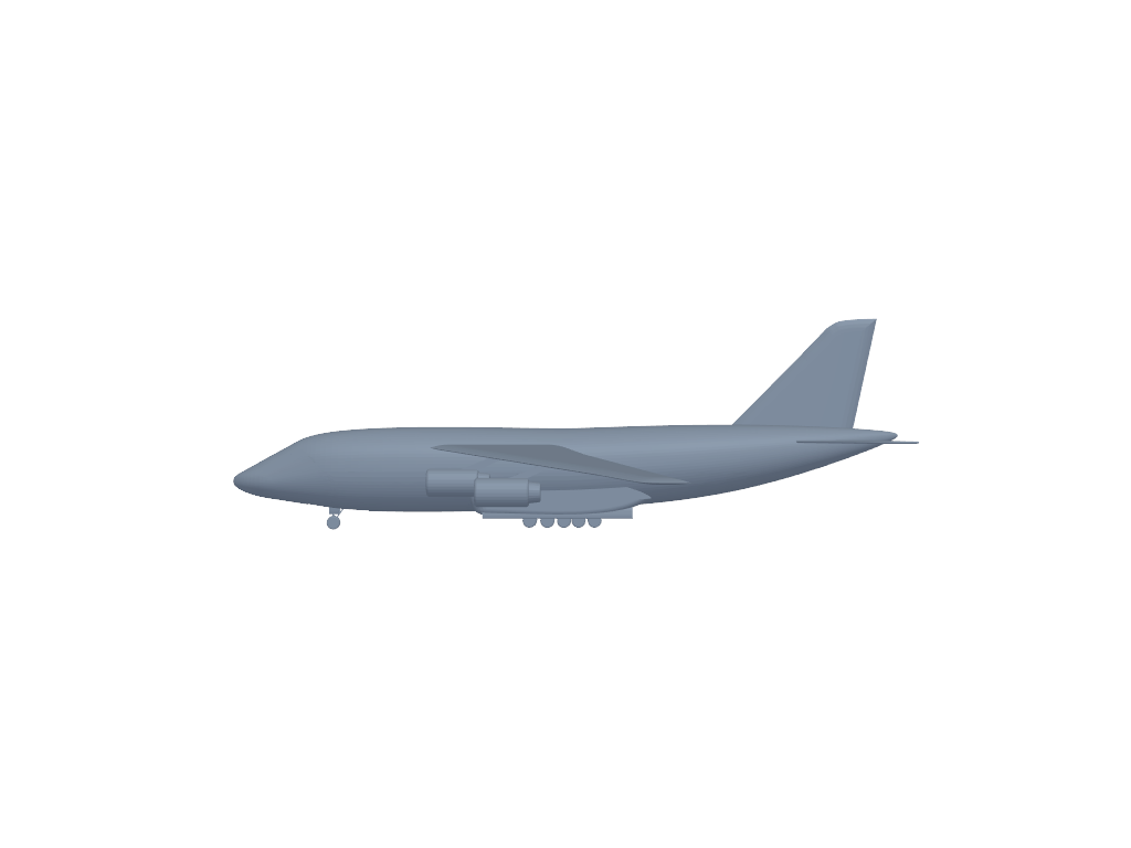Antonov An-124 Rusian 3D打印模型
