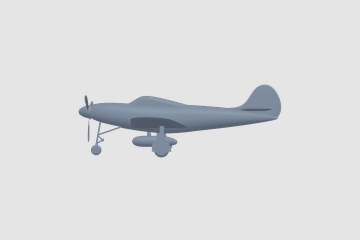 Bell P-39 airacobra 3D打印模型