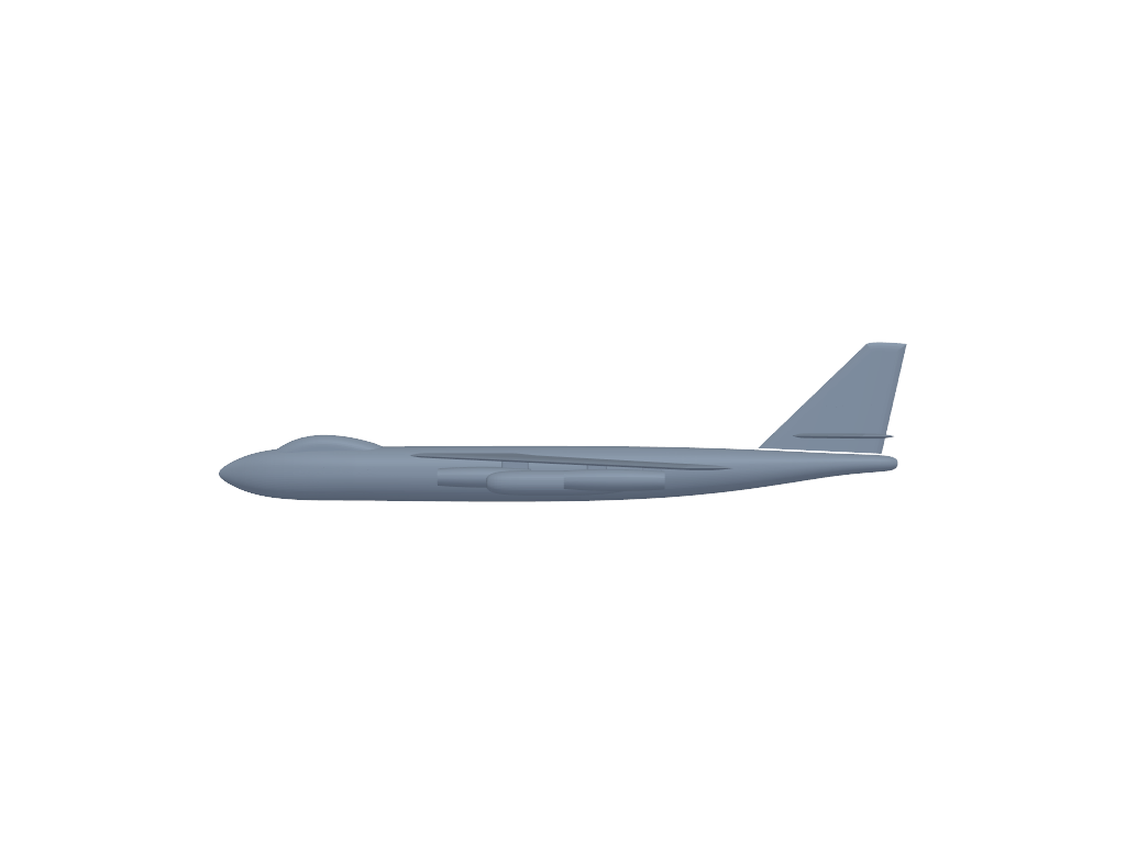 Boeing B-47 Stratojet 3D打印模型