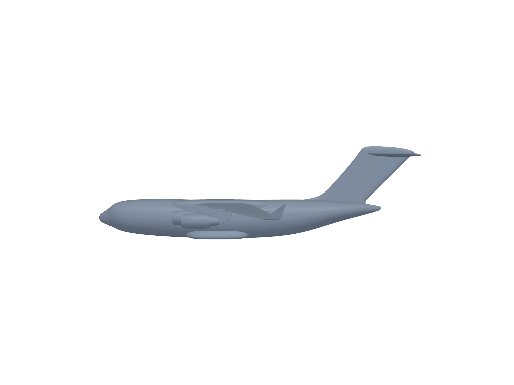 Boeing C-17 GlobeMaster III 3D打印模型