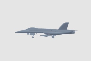 Boeing FA-18EF Super Hornet 3D打印模型