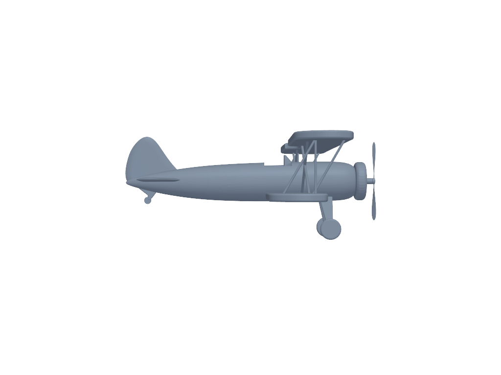 Boeing Stearmean Model 75 v3 3D打印模型