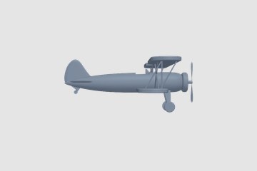 Boeing Stearmean Model 75 v3 3D打印模型