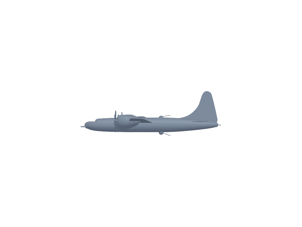 Consolided B-32 Dominator v4 3D打印模型