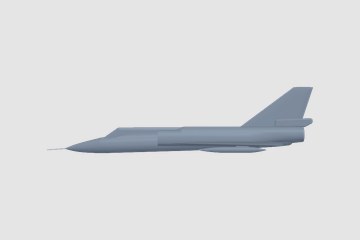 Convair F-106 Delta Dart 3D打印模型