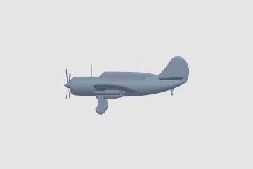 Curtiss SB2C Helldiver 3D打印模型