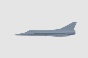 Dassault Mirage 5 3D打印模型