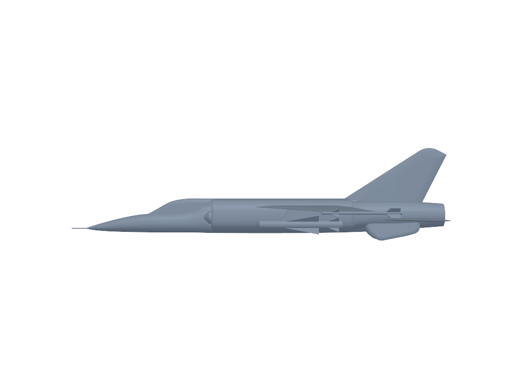 Dassault Mirage F1 3D打印模型