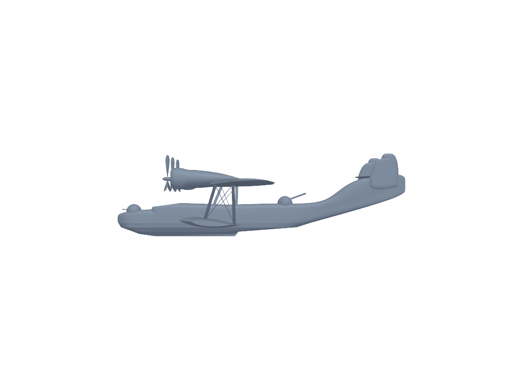 Dornier Do 24 3D打印模型