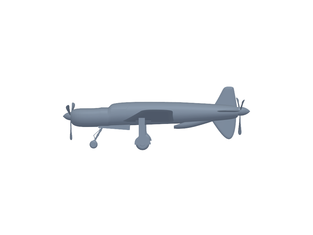 Dornier Do 335 3D打印模型