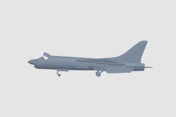 F-8 Crusader 3D打印模型