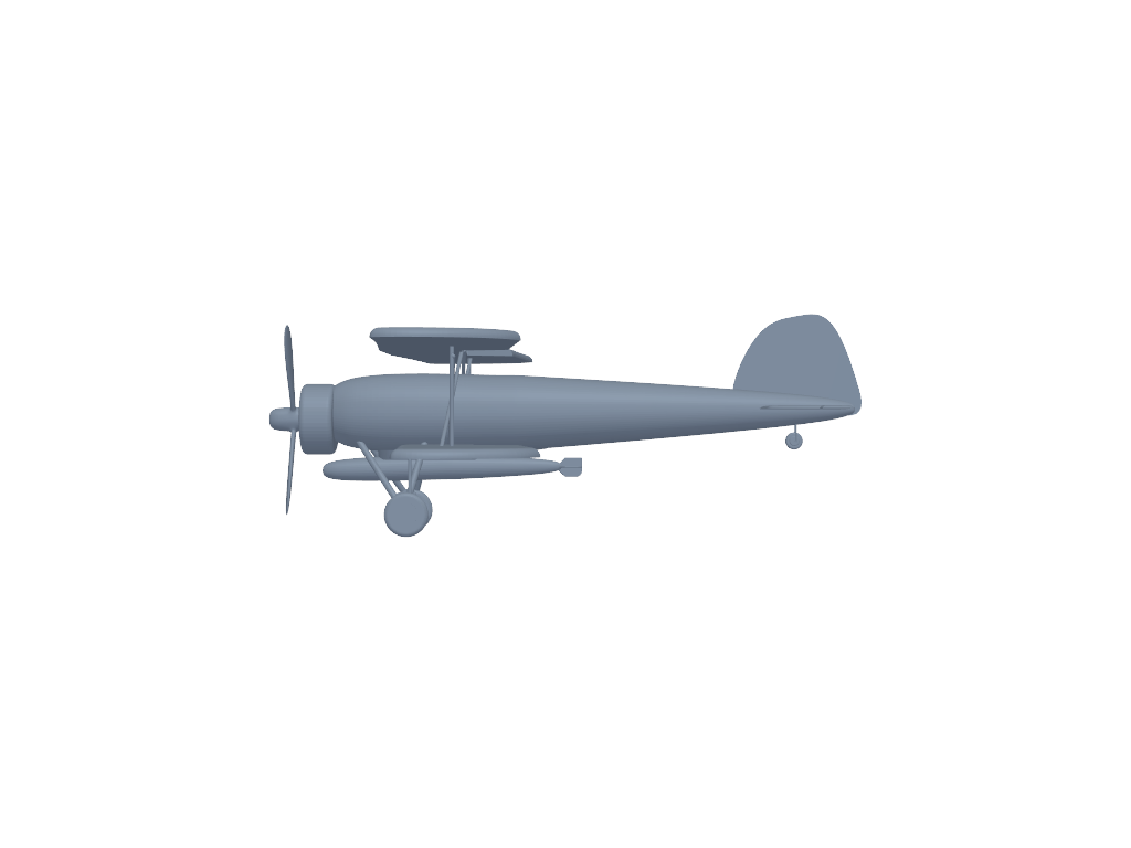 Fairey Swordfish 3D打印模型
