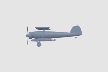 Fairey Swordfish 3D打印模型