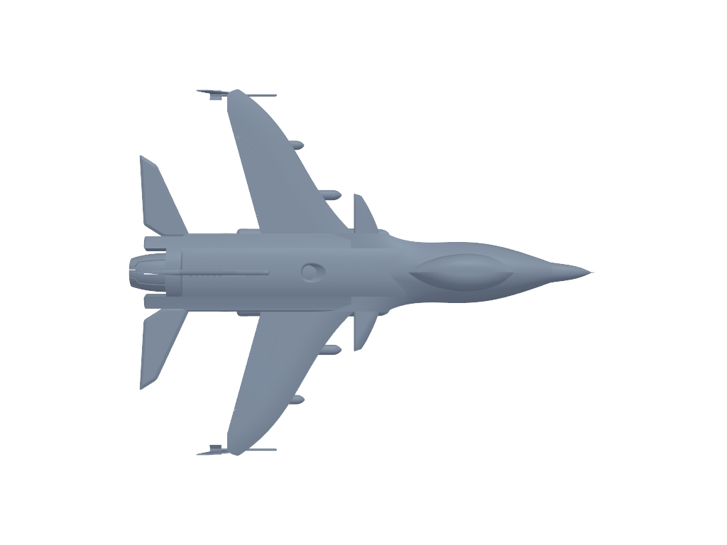 Fighter Aircraft 3D打印模型