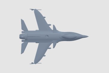 Fighter Aircraft 3D打印模型