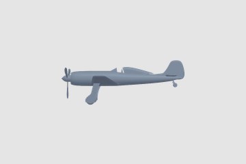 Focke-Wulf Ta 152 3D打印模型