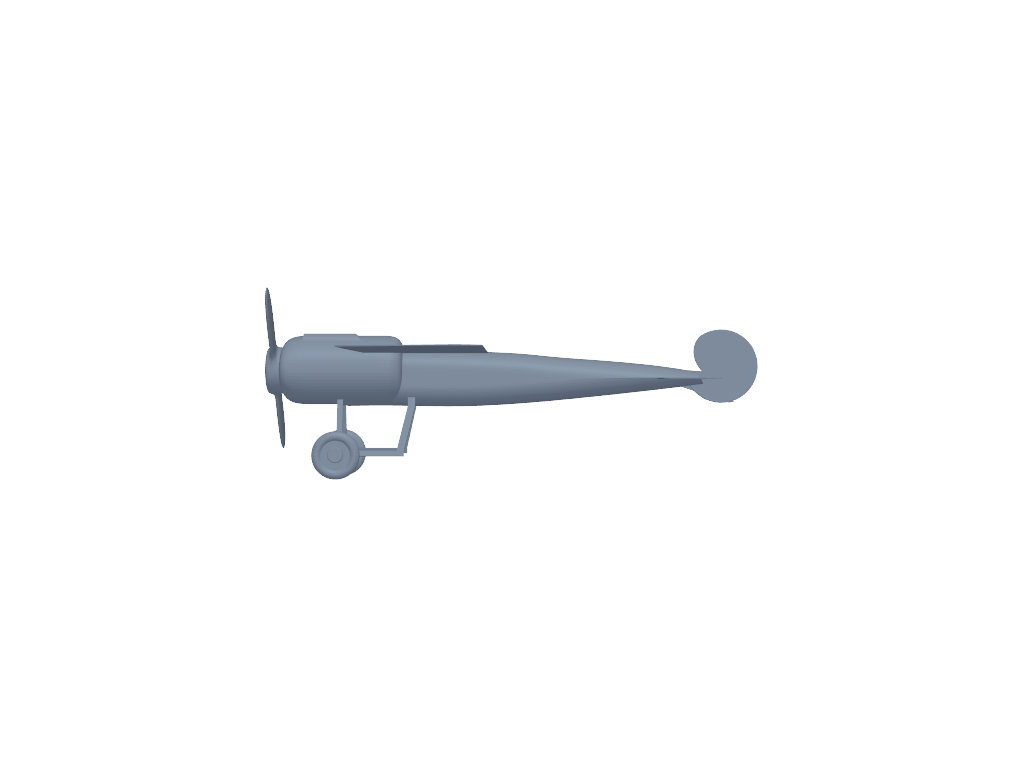 Fokker E.III v1 3D打印模型