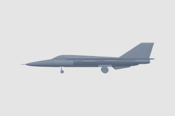 General Dynamics F-111 Aardvark 3D打印模型