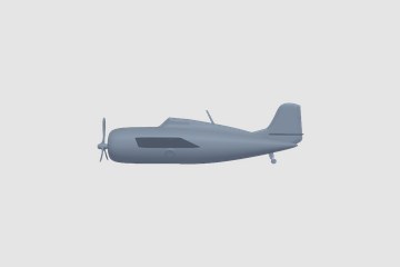 Grumman F4F Wildcat 3D打印模型