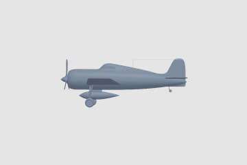 Grumman F6F Hellcat 3D打印模型