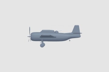 Grumman TBF Avenger 3D打印模型