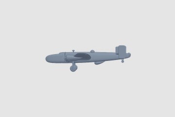 Handley Page Halifax 3D打印模型