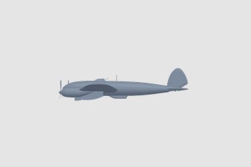 Heinkel He 111 3D打印模型