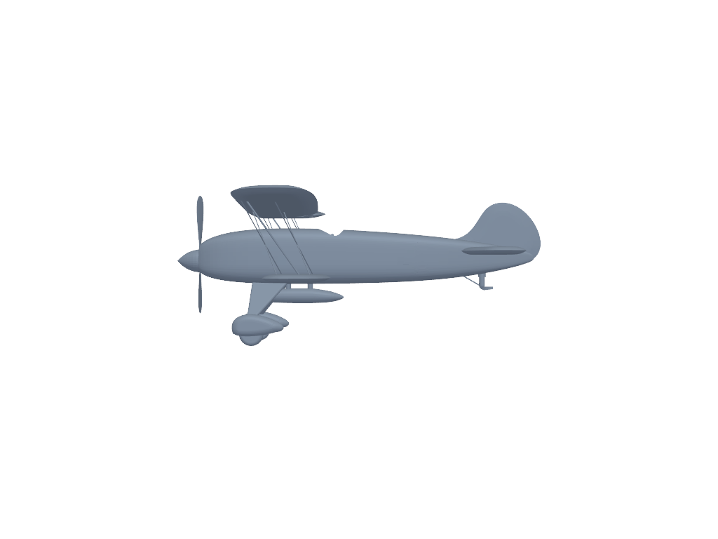 Heinkel He 51 v1 3D打印模型