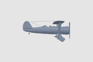 Henschal Hs 123 A 3D打印模型