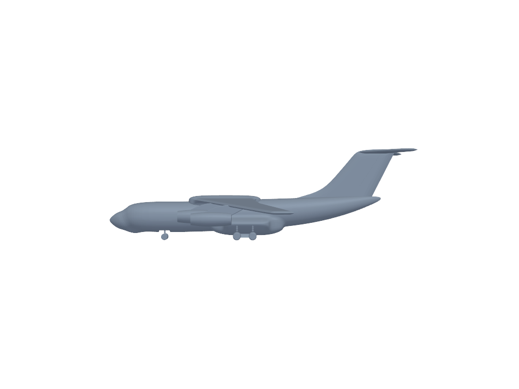 Ilyushin Il-76 v1 3D打印模型