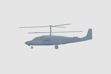 Kamov Ka-52 3D打印模型