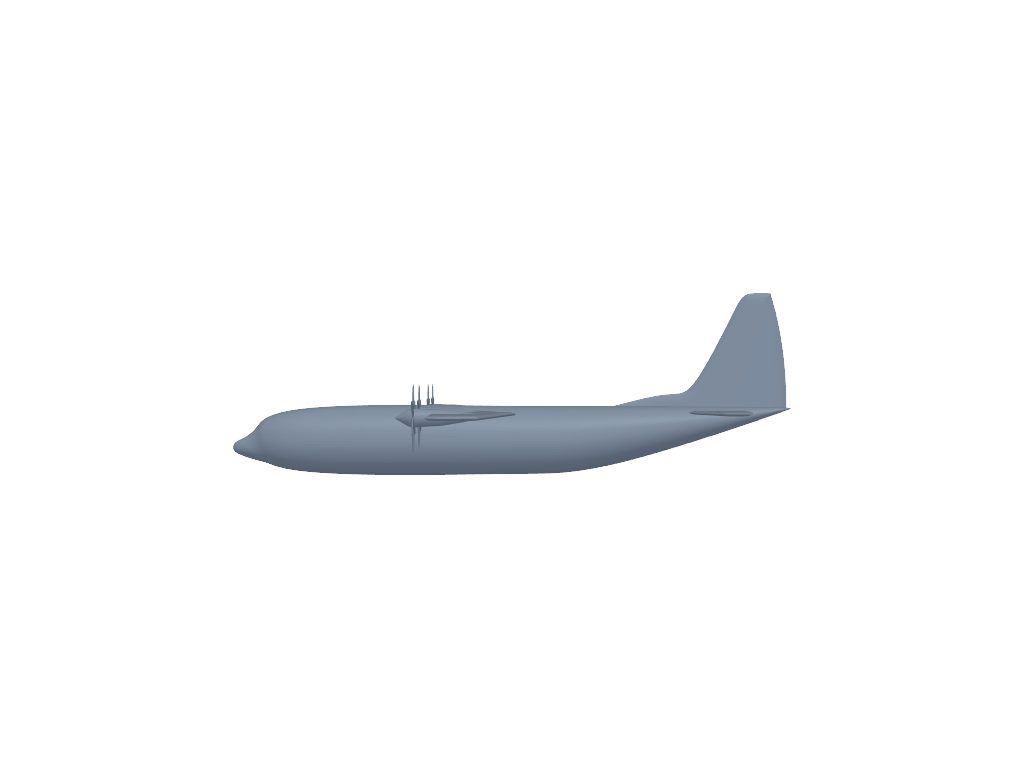 Lockheed C-130 Hercules 3D打印模型