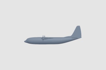 Lockheed C-130 Hercules 3D打印模型