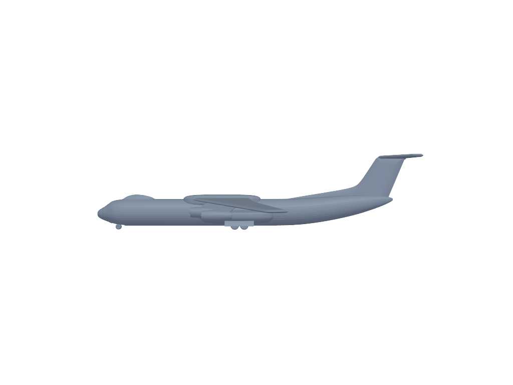 Lockheed C-141 Starlifter 3D打印模型