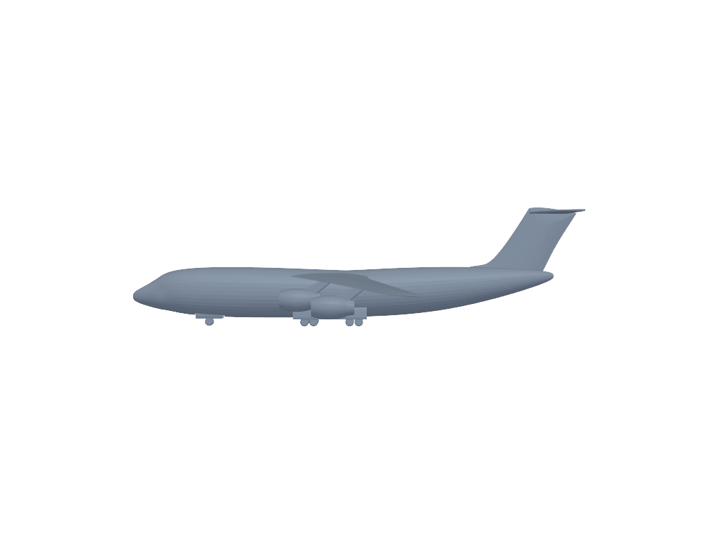 Lockheed C-5 Galaxy 3D打印模型
