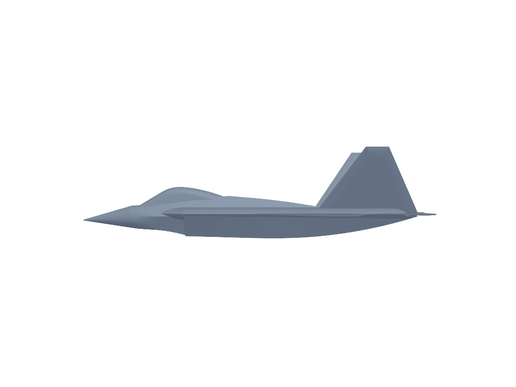 Lockheed Martin F-22 Raptor v1 3D打印模型
