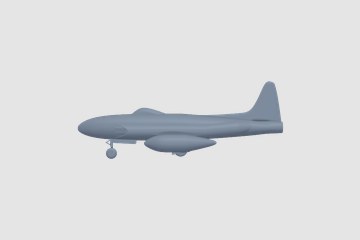 Lockheed P-80 Shooting Star 3D打印模型