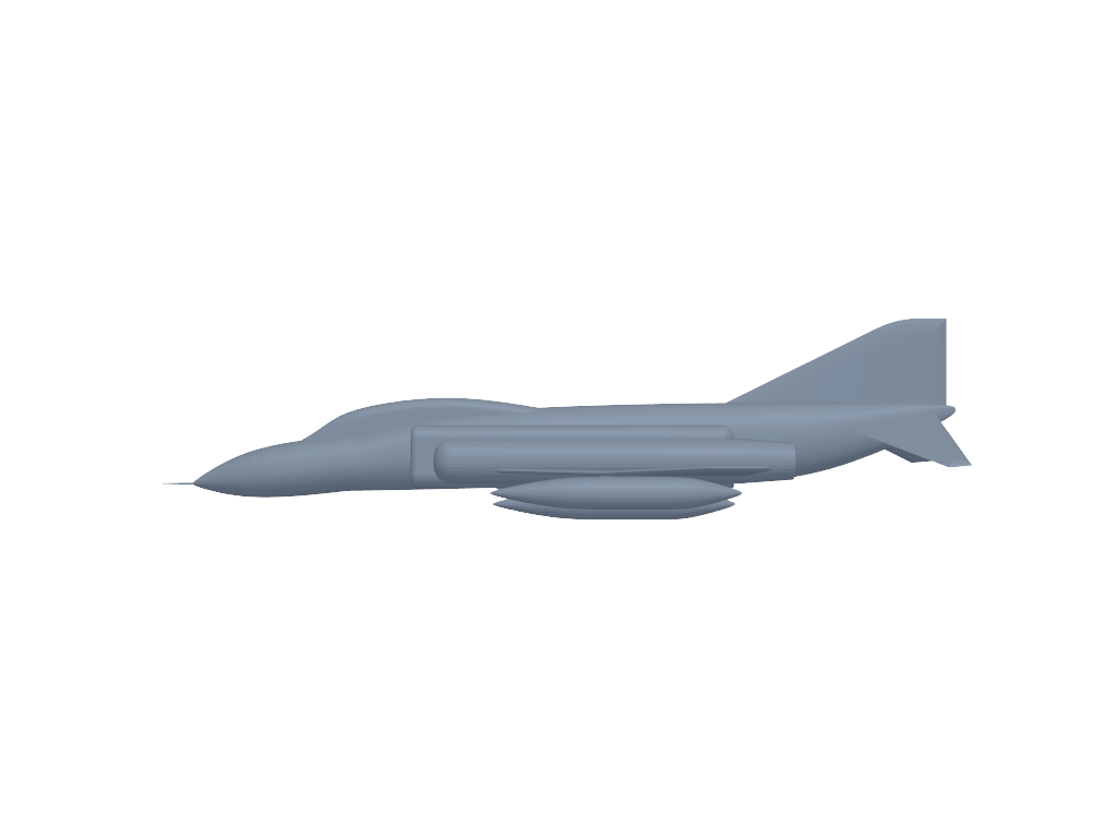 McDonnell Douglas F-4 Phantom II 3D打印模型