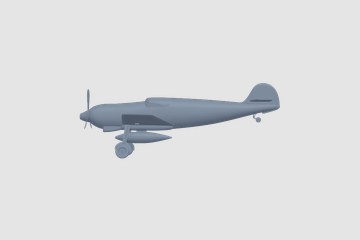 Messerschmitt BF-109 3D打印模型