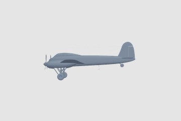 Messerschmitt Me 210 3D打印模型