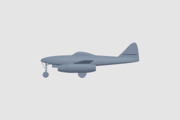 Messerschmitt Me 262 3D打印模型