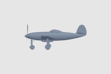 Messerschmitt Me 309 3D打印模型