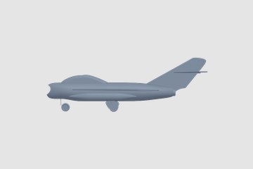 Mikoyan-Gurevich MIG-17 3D打印模型