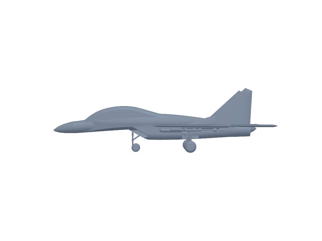 Mikoyan MIG 35 3D打印模型