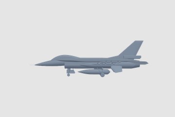 Mitsubishi F-2 3D打印模型